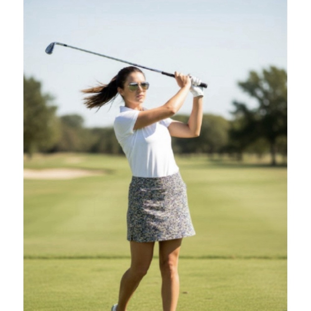 Travis Mathew Skort Women's Size 27 Waist Floral Golf 16 Length Pockets